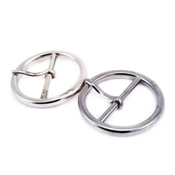Circle Ceneter Bar Buckle Belt Buckle 3 cm E 2084