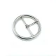 Center Bar Ring Buckle 3,5 cm Zamak Belt Buckle E 2126