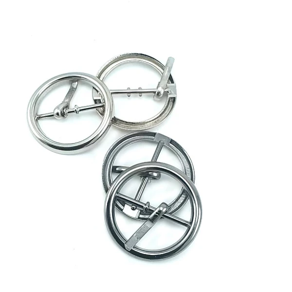 Belt Buckle - Round Ceneter Bar Buckle 3 cm E 2127 Belt Buckle - Round Ceneter Bar Buckle 3 cm E 2127