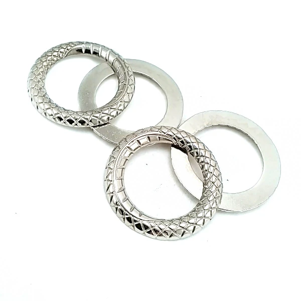 30 mm Ring / Metal Frame front and detail view