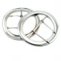 72 mm Metal, Double Tongue Ring Buckle E 480