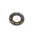 20 mm Rhinestone / Crystal Detail Ring / Metal Frame front and detail view