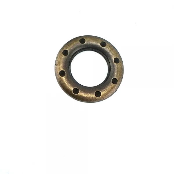 20 mm Rhinestone / Crystal Detail Ring / Metal Frame front and detail view