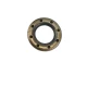 20 mm Rhinestone / Crystal Detail Ring / Metal Frame front and detail view