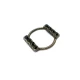 27 mm Rhinestone / Crystal Detail Ring / Metal Frame front and detail view