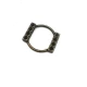 27 mm Rhinestone / Crystal Detail Ring / Metal Frame front and detail view