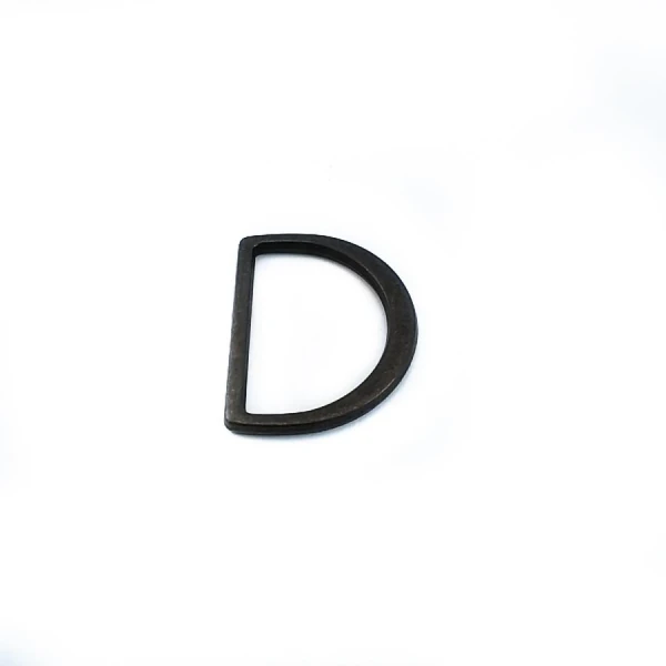Metal D Ring  2.6 cm Non Welded Nickel Plated Loop Ring for Buckle Straps Bags Belt E 766