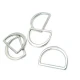 Metal D Ring  2.6 cm Non Welded Nickel Plated Loop Ring for Buckle Straps Bags Belt E 766