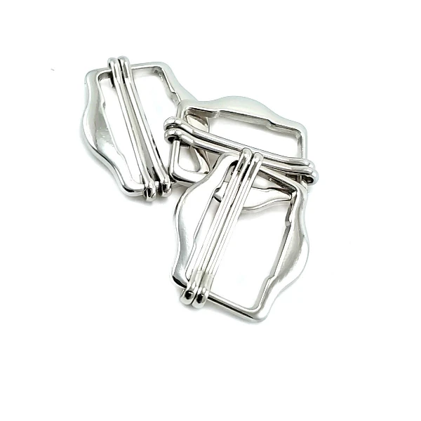 Sürgülü Metal Ayar Tokası , Çanta Kayış Ayar Tokası 31  x 18 mm E 401