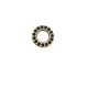 12 mm Enamel / Colored Ring / Metal Frame front and detail view
