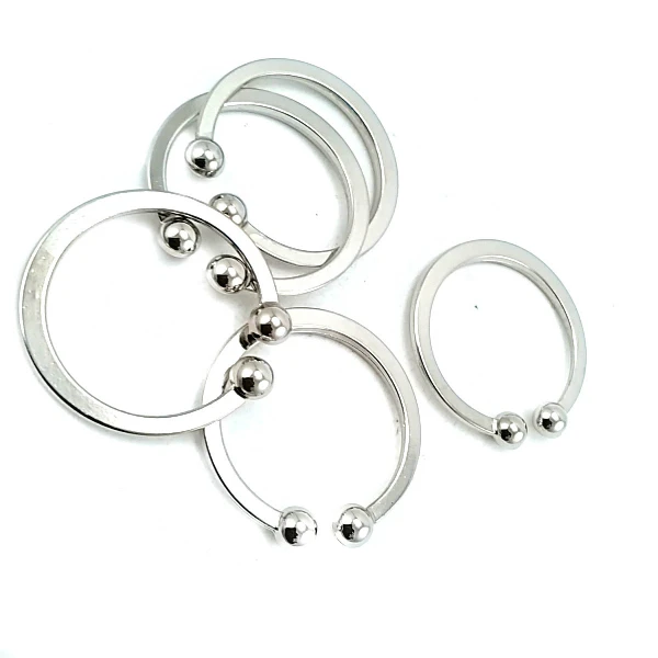 3 cm Halka Toka - Pirsing Toka - Ucu Toplu Halka Toka E 1189