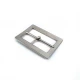 Center Buckle 4 cm  Rectangular Plain Wide Edge Metal Buckle E 1237
