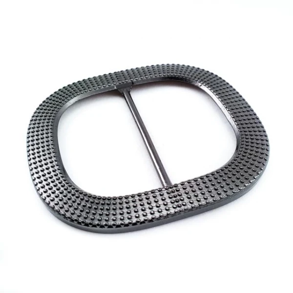 47 mm Center-Bar Buckle front and detail view