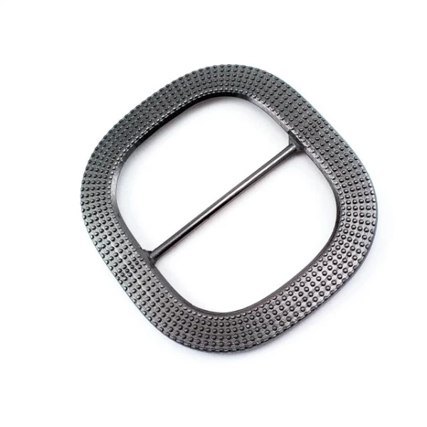 47 mm Center-Bar Buckle front and detail view