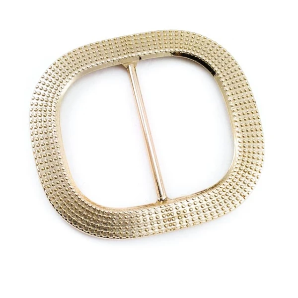 47 mm Center-Bar Buckle front and detail view