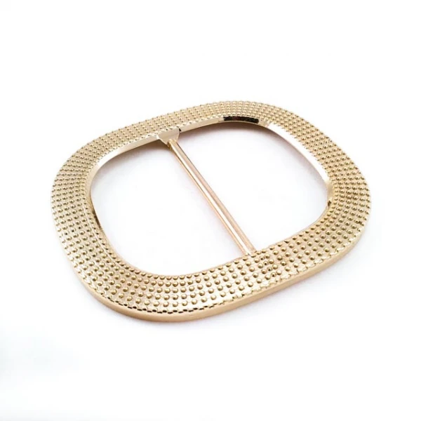 47 mm Center-Bar Buckle front and detail view