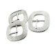 Oval and Patterned Belt Buckle 23 mm E 169