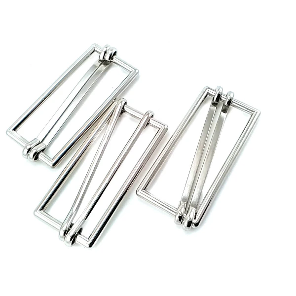 Sürgülü Ayar Tokası 45 mm Çift Sürgülü Askı Ayar Tokası E 1802