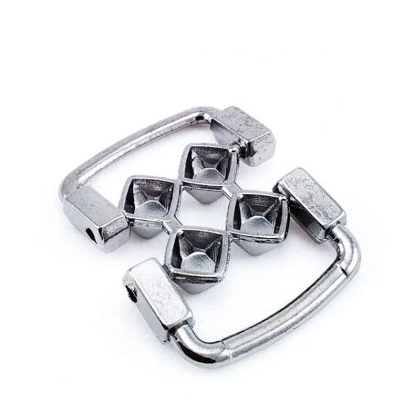 17 mm Decorative Clasp front and detail view