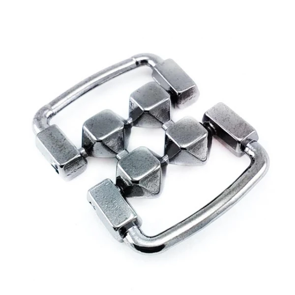 17 mm Decorative Clasp front and detail view
