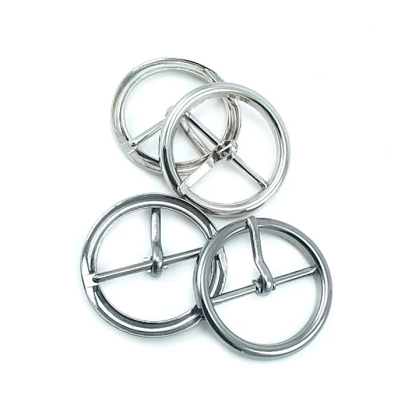 Center Bar Ring Buckle 1,8 cm Belt Buckle E 2130