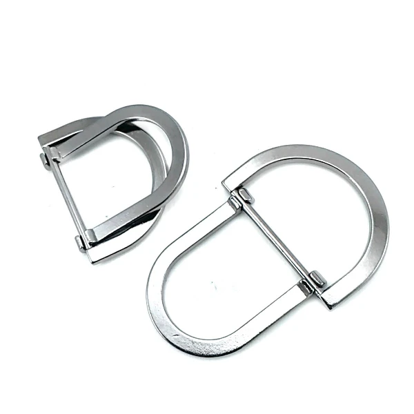 Double Ring D Buckle 23 mm Metal Adjuster and Belt Buckle E 2145