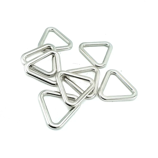 Zamak Üçgen  21 mm Çerçeve Toka E 2148