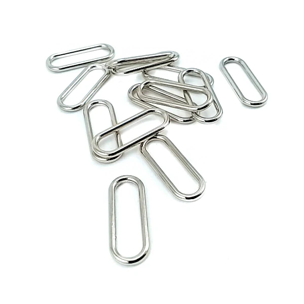 Frame Buckle Bag and Shoe Adjusting Buckle 22.2mm x 6.5mm E 2169