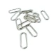 Frame Buckle Bag and Shoe Adjusting Buckle 22.2mm x 6.5mm E 2169
