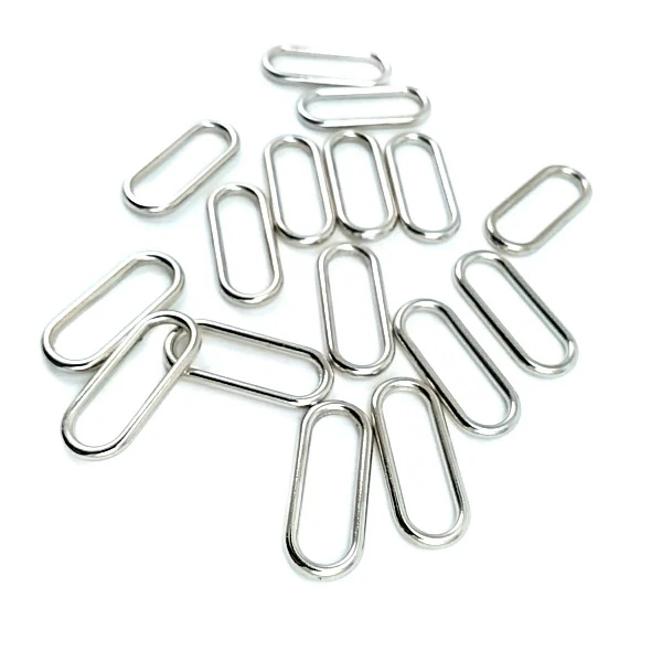 20.3mm x 6.4mm Kemer Köprüsü Metal Toka E 2170
