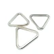 Triangle Ring 3,5 cm Metal Frame Buckle E 2179 Triangle Ring 3,5 cm Metal Frame Buckle E 2179