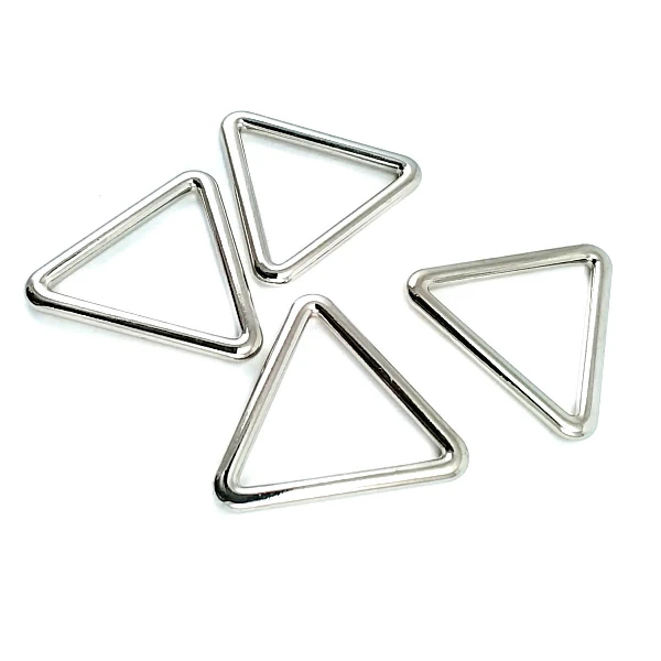 Üçgen Halka 3 cm  Metal Çerçeve Toka E 2180