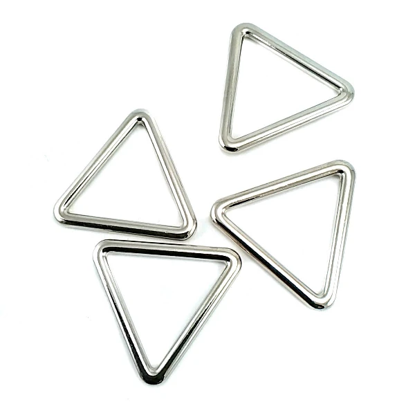 Üçgen Halka 3 cm  Metal Çerçeve Toka E 2180