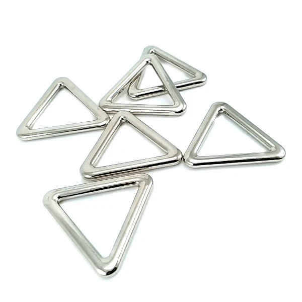 Triangle Ring 2 cm Metal Frame Buckle E 2181 Triangle Ring 2 cm Metal Frame Buckle E 2181