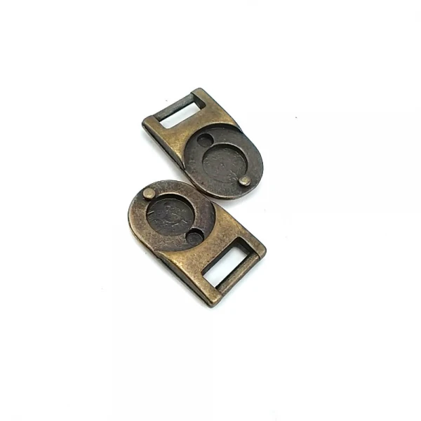 13 mm Mineli / Renkli Geçmeli Toka ön ve detay görünümü
