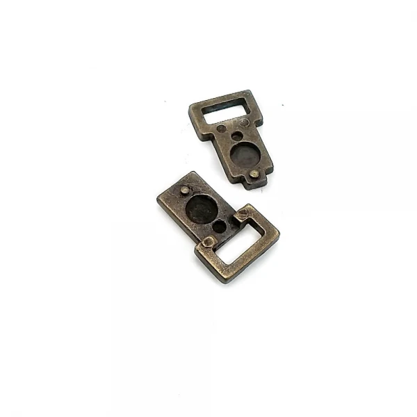12 mm Enamel / Colored Snap Buckle front and detail view