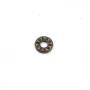 7 mm Ring Shaped Pyramid Metal Frame Buckle E 34