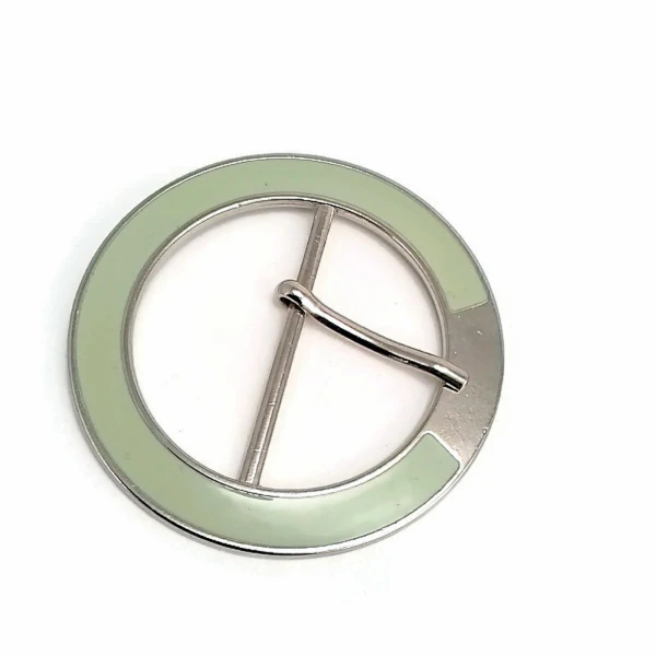 Oval Toka 5 cm Mineli Pastel Renk Dilli Oval Zamak Toka E 724