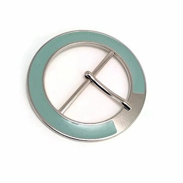 Oval Toka 5 cm Mineli Pastel Renk Dilli Oval Zamak Toka E 724