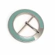 Oval Toka 5 cm Mineli Pastel Renk Dilli Oval Zamak Toka E 724