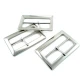 Rectangular Center Bar Buckle 5 cm Zamak Metal E 970