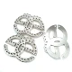 57 mm Rhinestone / Crystal Detail Decorative Clasp front and detail view