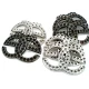 57 mm Rhinestone / Crystal Detail Decorative Clasp product image 57 mm Rhinestone / Crystal Detail Decorative Clasp front and detail view