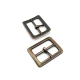 Belt Buckle 2.5 cm Lightweight Oval Center Bar Buckle E 993