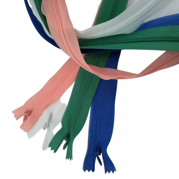 60 cm - 23,6 inch Invisible Zipper Nylon Closed End Type 3 - 50 pcs/Pack FG00008