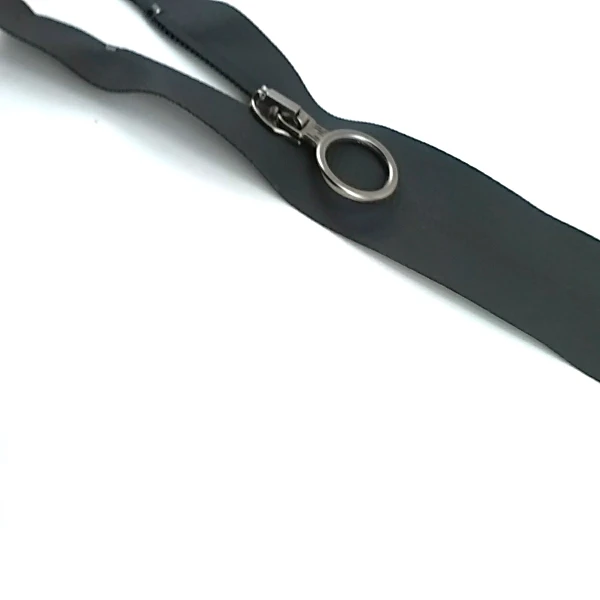 Product view of custom coated zipper