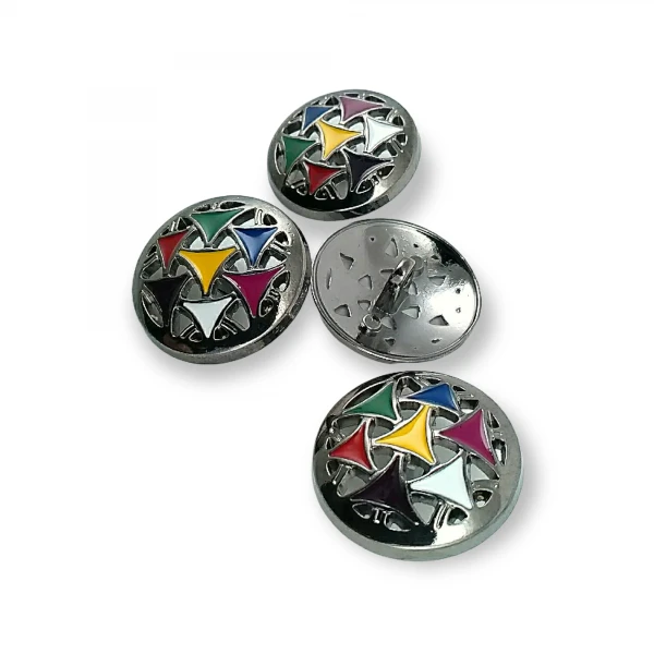 Enamel Shank Buttons - Coat and Jacket Buttons 27 mm 44 L B 123