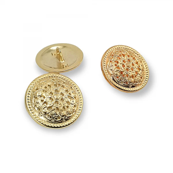 Mont ve Kaban Düğmesi Dekoratif Desenli 28 mm 44 Boy B 39 Mont ve Kaban Düğmesi Dekoratif Desenli 28 mm 44 Boy B 39
