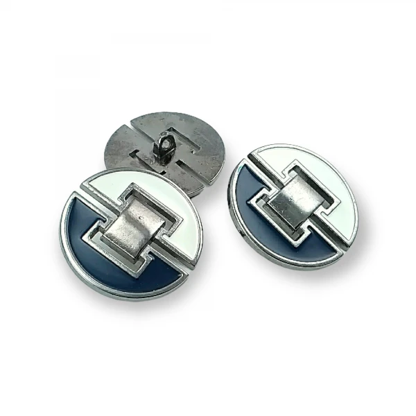 Enamel Coat and Leather Coat Button 30 mm - 48 L B 58