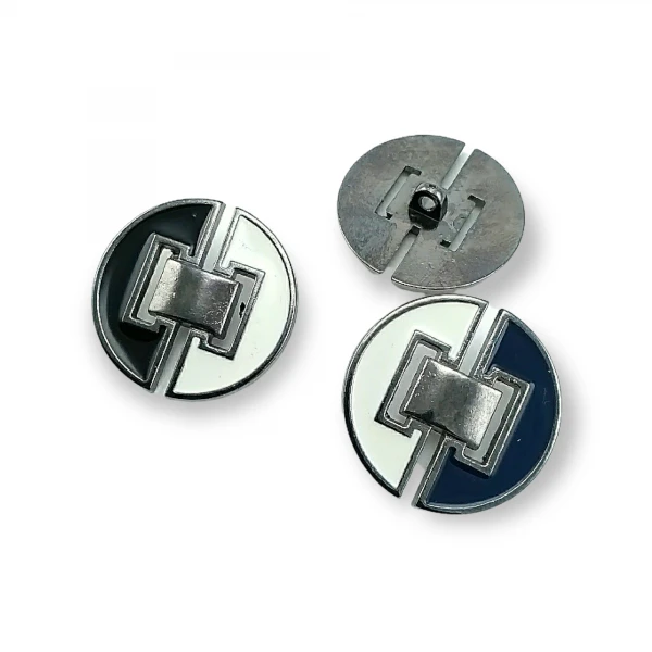 Enamel Coat and Leather Coat Button 30 mm - 48 L B 58